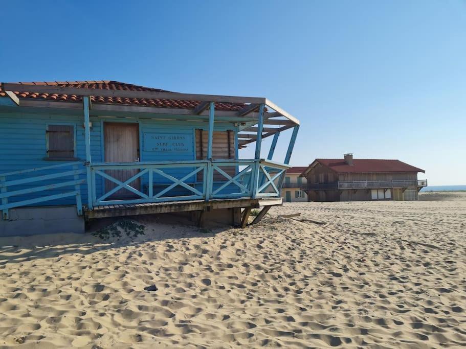 Superbe Studio A 8Mn En Voiture De La Plage Linxe エクステリア 写真